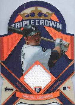 2013 Topps - Triple Crown Relics #TCR-4 Miguel Cabrera Front