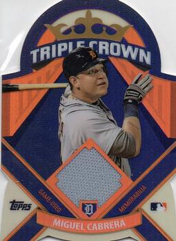 2013 Topps - Triple Crown Relics #TCR-10 Miguel Cabrera Front
