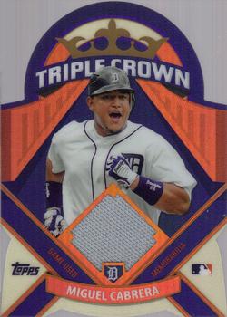 2013 Topps - Triple Crown Relics #TCR-3 Miguel Cabrera Front