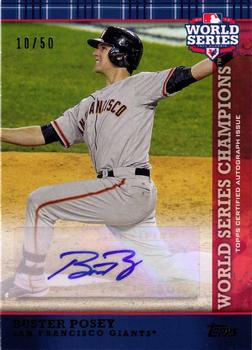 2013 Topps - World Champion Autographs #WCA-BP Buster Posey Front