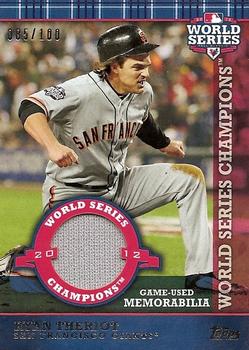 2013 Topps - World Champion Relics #WCR-RT Ryan Theriot Front