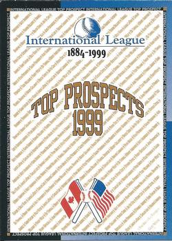 1999 International League Top Prospects #1 1999 Top Prospects Header Front