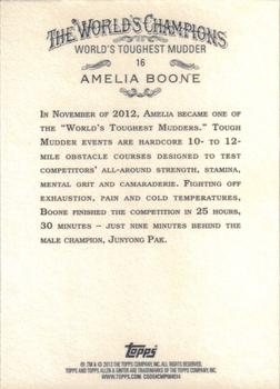 2013 Topps Allen & Ginter #16 Amelia Boone Back