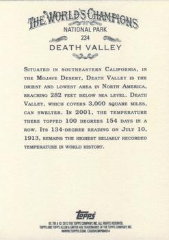 2013 Topps Allen & Ginter #234 Death Valley Back