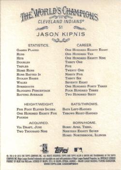 2013 Topps Allen & Ginter #51 Jason Kipnis Back