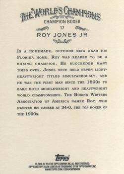 2013 Topps Allen & Ginter #17 Roy Jones Jr. Back