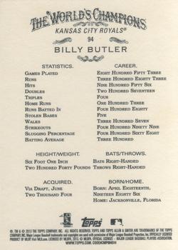 2013 Topps Allen & Ginter #94 Billy Butler Back