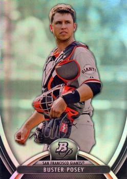 2013 Bowman Platinum #28 Buster Posey Front