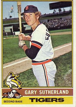 1976 Topps #113 Gary Sutherland Front