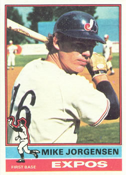 1976 Topps #117 Mike Jorgensen Front