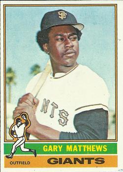 1976 Topps #133 Gary Matthews Front