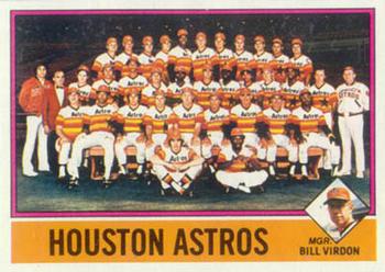 1976 Topps #147 Houston Astros / Bill Virdon Front