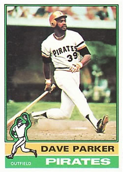1976 Topps #185 Dave Parker Front