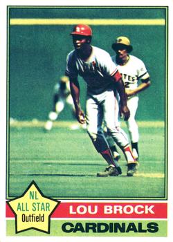 1976 Topps #10 Lou Brock Front