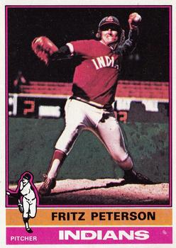 1976 Topps #255 Fritz Peterson Front