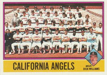 1976 Topps #304 California Angels / Dick Williams Front