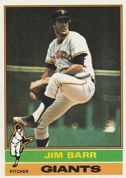 1976 Topps #308 Jim Barr Front