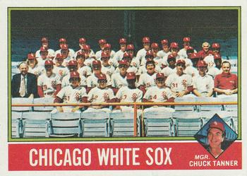 1976 Topps #656 Chicago White Sox / Chuck Tanner Front