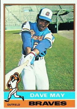 1976 Topps #281 Dave May Front