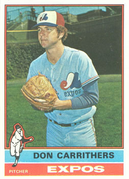 1976 Topps #312 Don Carrithers Front