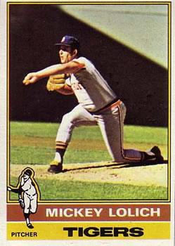 1976 Topps #385 Mickey Lolich Front