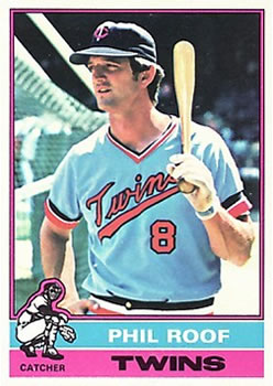 1976 Topps #424 Phil Roof Front