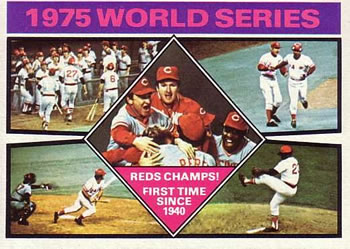 1976 Topps #462 1975 World Series Front