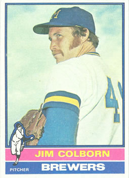 1976 Topps #521 Jim Colborn Front