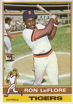 1976 Topps #61 Ron LeFlore Front
