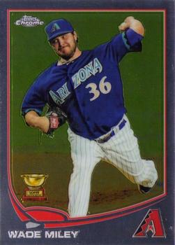 2013 Topps Chrome #139 Wade Miley Front