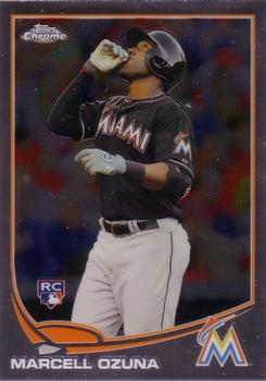 2013 Topps Chrome #33 Marcell Ozuna Front