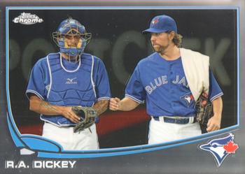 2013 Topps Chrome #62 R.A. Dickey Front