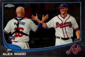 2013 Topps Chrome #164 Alex Wood Front