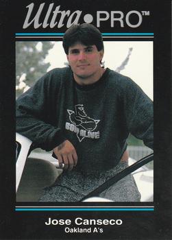 1992 Rembrandt Ultra-Pro Promos #P4 Jose Canseco Front