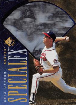 1996 SP - Special FX #1 Greg Maddux Front