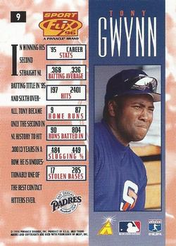 1996 Sportflix #9 Tony Gwynn Back