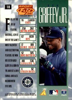 1996 Sportflix #18 Ken Griffey Jr. Back