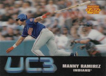 1996 Sportflix #113 Manny Ramirez Front