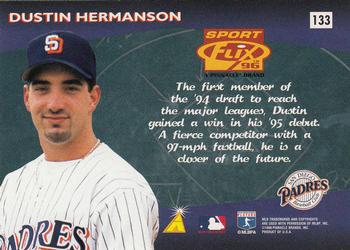 1996 Sportflix #133 Dustin Hermanson Back
