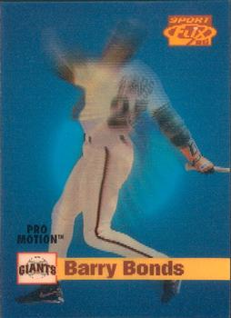 1996 Sportflix - ProMotion #16 Barry Bonds Front