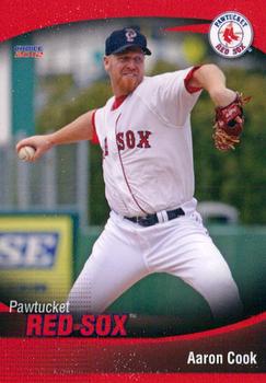 2012 Choice Pawtucket Red Sox #11 Aaron Cook Front