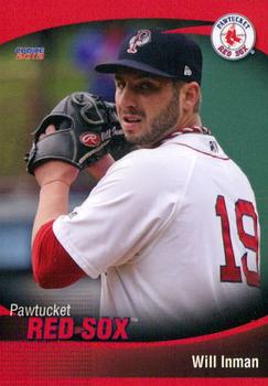 2012 Choice Pawtucket Red Sox #15 Will Inman Front