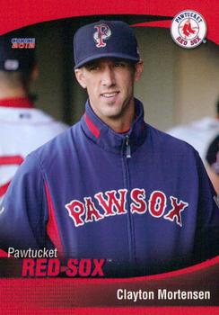 2012 Choice Pawtucket Red Sox #17 Clayton Mortensen Front