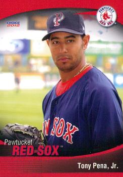 2012 Choice Pawtucket Red Sox #19 Tony Pena, Jr. Front
