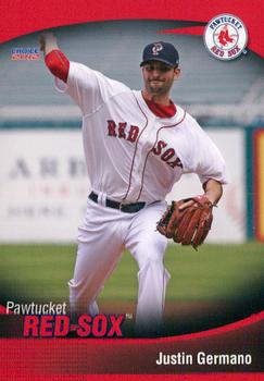 2012 Choice Pawtucket Red Sox #21 Justin Germano Front