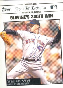 2008 Topps Updates & Highlights - Year in Review #YR126 Tom Glavine Front