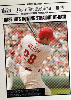 2008 Topps Updates & Highlights - Year in Review #YR147 Jayson Werth Front