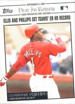 2008 Topps Updates & Highlights - Year in Review #YR155 Brandon Phillips Front