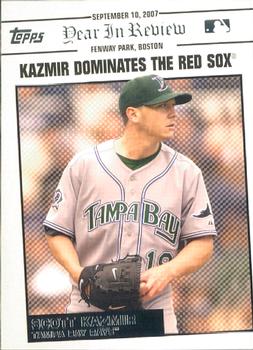 2008 Topps Updates & Highlights - Year in Review #YR160 Scott Kazmir Front