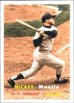 2008 Topps Updates & Highlights - Mickey Mantle Story #MMS74 Mickey Mantle Front